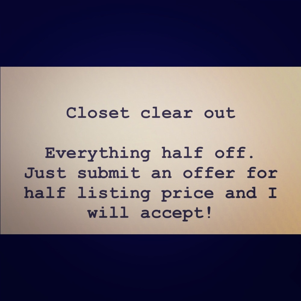 Just moved and need to clear things out!